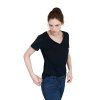 bambutik damske tricko bambus relax V cerne modelka 4